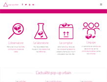 Tablet Screenshot of pop-up-urbain.com
